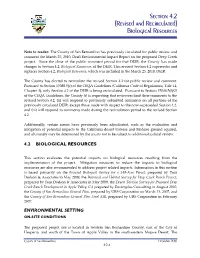 Revised and Recirculated) Biological Resources