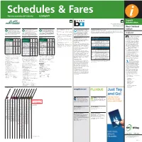 Schedule Information E Ective June, 2020