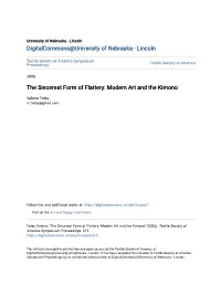The Sincerest Form of Flattery: Modern Art and the Kimono