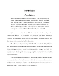Chapter 14 Stock Options Questions and Problems