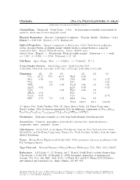 Clarkeite (Na, Ca, Pb)(UO2)O(OH) • 0−1H2O C 2001-2005 Mineral Data Publishing, Version 1