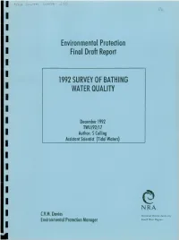 Environmental Protection Final Draft Report 1992 SURVEY OF