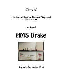 MFFW Diary 1914 HMS Drake.Pdf