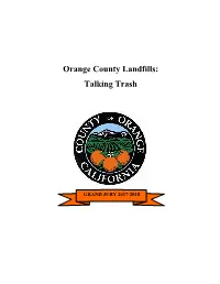 Orange County Landfills: Talking Trash
