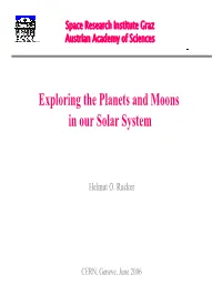 Space Missions to the Outer Planets
