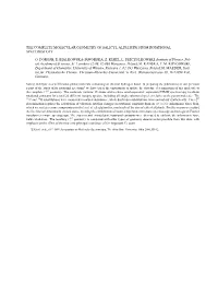 The Complete Molecular Geometry of Salicyl Aldehyde from Rotational Spectroscopy