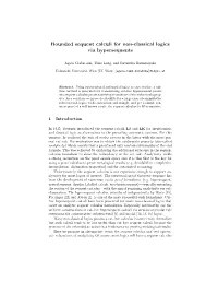 Bounded Sequent Calculi for Non-Classical Logics Via Hypersequents