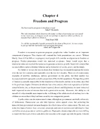 Chapter 4 Freedom and Progress