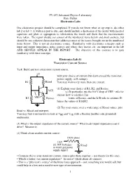Transistor Current Source