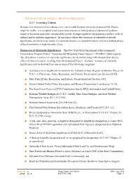 3.2.1 Inventory Criteria Because It Is Not Practical to Evaluate Every