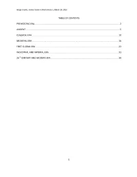 Table of Contents