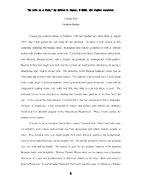 1 Chapter Five Graduate Studies I Began My Graduate Studies in February 1946 and Finished My Course Work in August 1947, After I