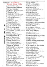 Complete Printable Windyridge CD Listing in PDF Format