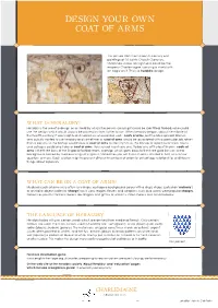 Design Your Own Coat of Arms and Learn About Heraldry