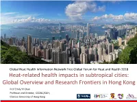 Hong Kong's Heat Warning System Implementation