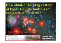 How Should the Progenitors of Iip-Sne Look Like?