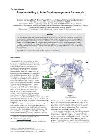 River Modelling to Infer Flood Management Framework