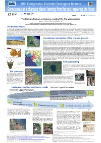 The Bisenzio Project: Preliminary Results of the First Year Research Babbi A.1, Guarino P.M.2 and Lucarini M.2