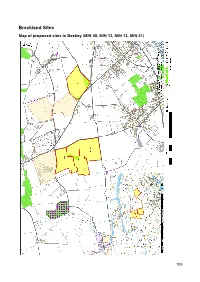 Breckland Sites Map of Proposed Sites in Beetley (MIN 08, MIN 12, MIN 13, MIN 51)