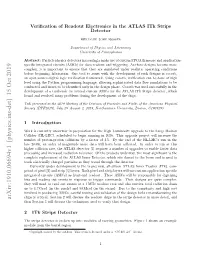 Verification of Readout Electronics in the ATLAS Itk Strips Detector