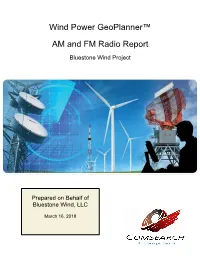 Appendix EEE AM and FM Radio Report