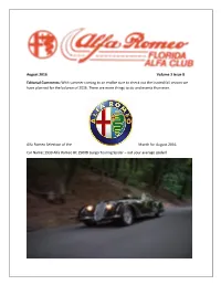 August 2016 Volume 3 Issue 8