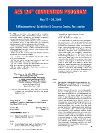 Convention Program