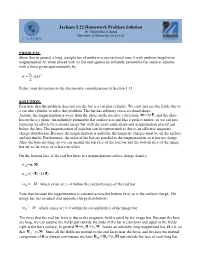Jackson 5.22 Homework Problem Solution Dr