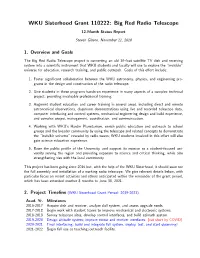 Big Red Radio Telescope 12-Month Status Report
