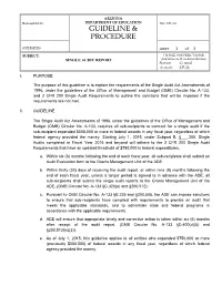 Guideline & Procedure