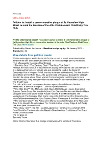 NOTE: STILL OPEN More Details from Petition Creator
