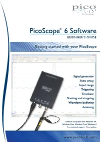 Picoscope 6 Software