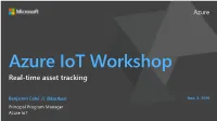 Real-Time Asset Tracking
