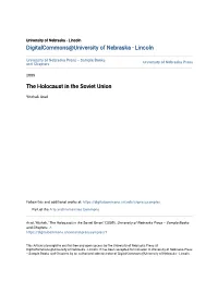 The Holocaust in the Soviet Union