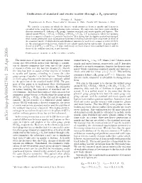 Unification of Standard and Exotic Matter Through a $ Z 2 $ Symmetry
