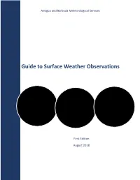 Guide to Surface Weather Observations