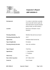 Inspector's Report ABP-309266-21