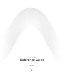 Pro Tools Reference Guide