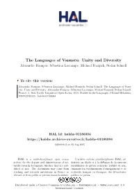 The Languages of Vanuatu: Unity and Diversity Alexandre François, Sébastien Lacrampe, Michael Franjieh, Stefan Schnell
