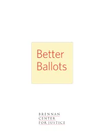 Better Ballots © 2008