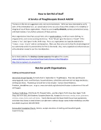 How to Get Rid of Stuff a Service of Poughkeepsie Branch AAUW