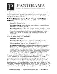 Judithe Hernández and Patssi Valdez: One Path Two Journeys