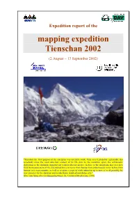Mapping Expedition Tienschan 2002