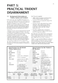 Part 5: Practical Trident Disarmament