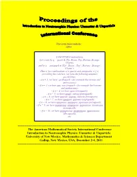 Proceedings of Introduction to Neutrosophic Physics: Unmatter