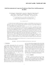 Sample of Paper for 30Th ISTS & 6Th NAST
