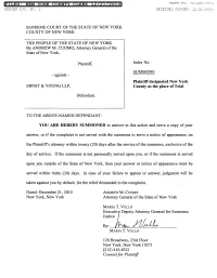 Filed: New York County Clerk 12/21/2010 Index No