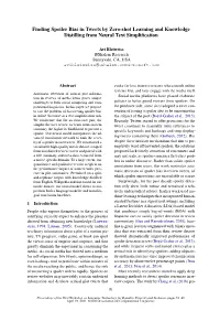 Finding Spoiler Bias in Tweets by Zero-Shot Learning and Knowledge Distilling from Neural Text Simpliﬁcation