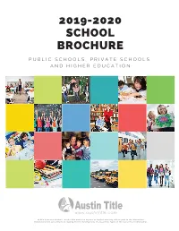 Public and Private Schools by Austin