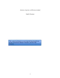 1 Samnites, Ligurians and Romans Revisited John R. Patterson This